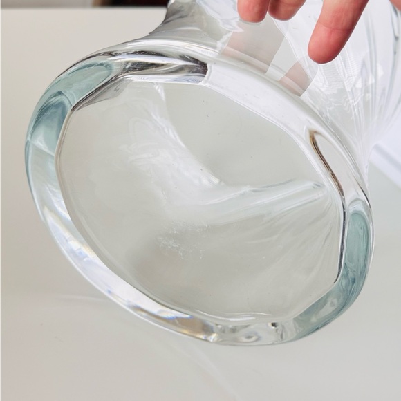 TOSCANY PERIGNON Handblown Concave Optic Ice or Wine/Champagne Bucket Glass Vase - Picture 11 of 14